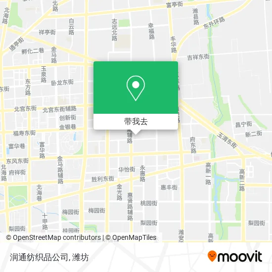 润通纺织品公司地图