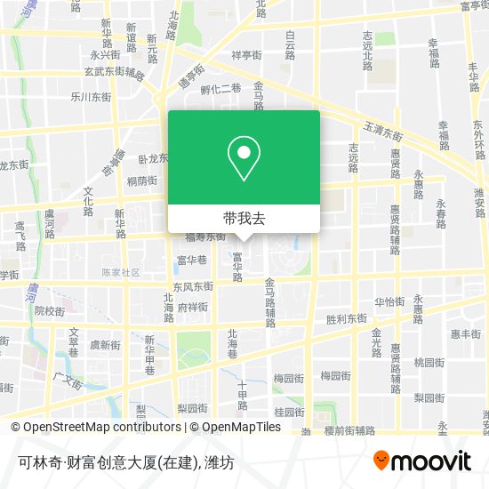 可林奇·财富创意大厦(在建)地图