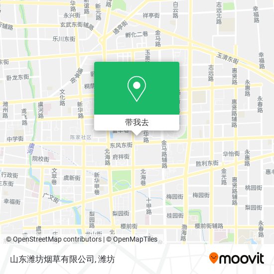 山东潍坊烟草有限公司地图