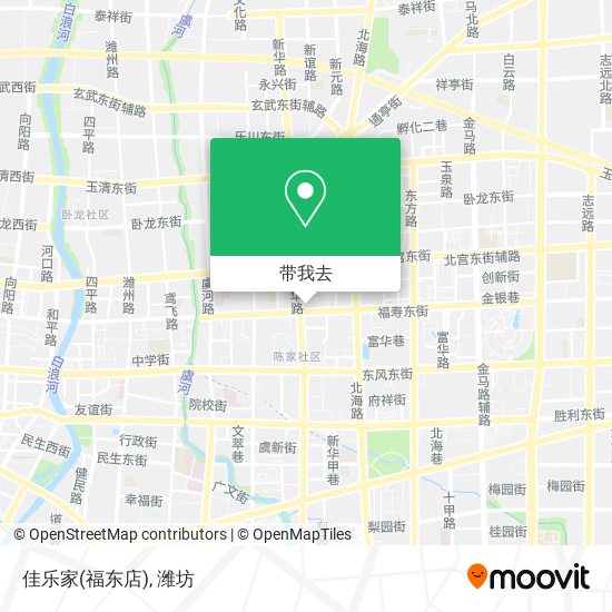 佳乐家(福东店)地图
