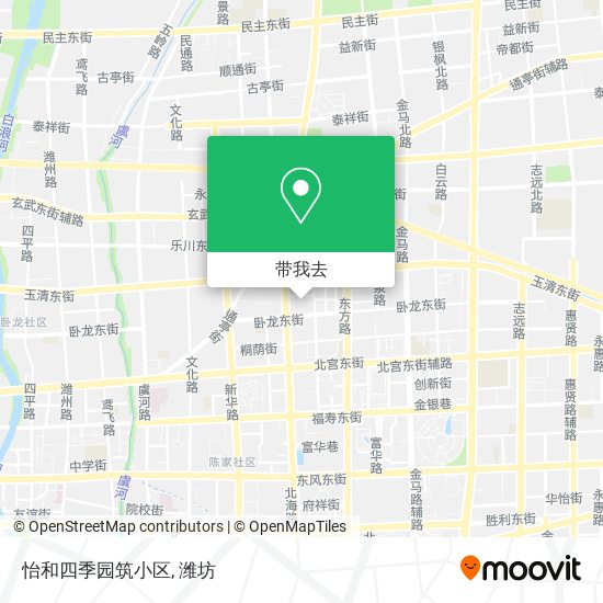 怡和四季园筑小区地图