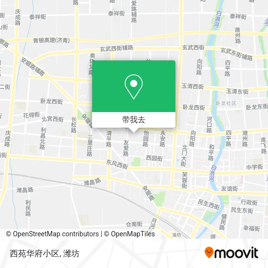 西苑华府小区地图