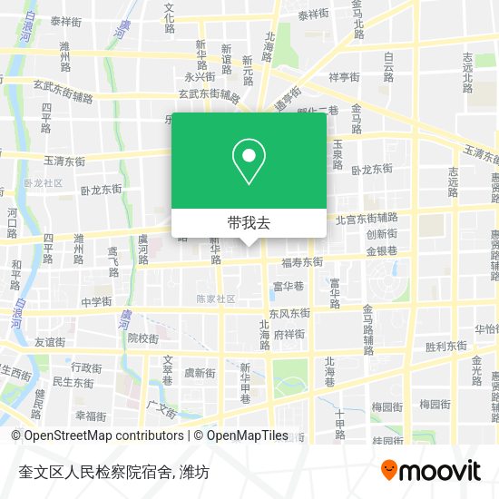 奎文区人民检察院宿舍地图