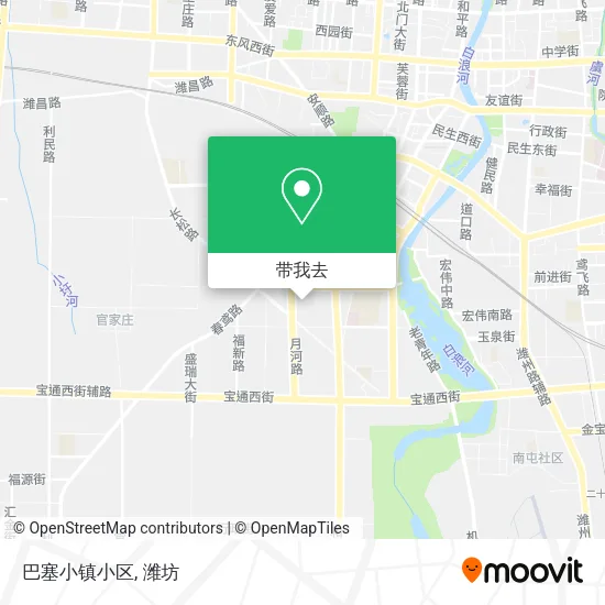 巴塞小镇小区地图
