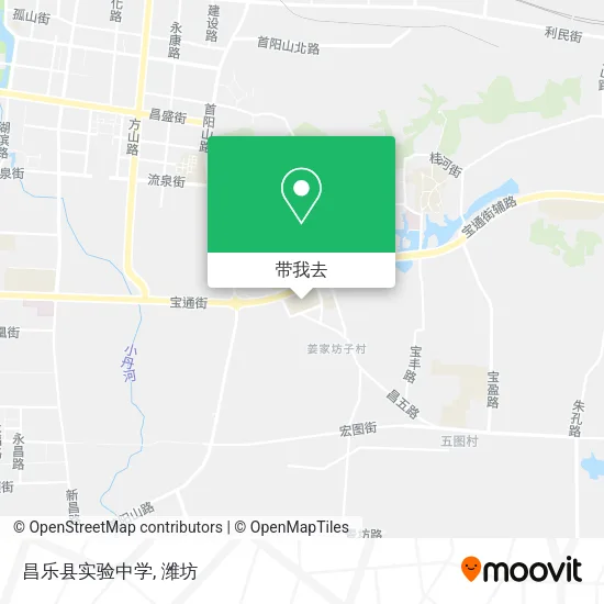 昌乐县实验中学地图