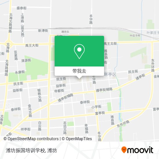 潍坊振国培训学校地图
