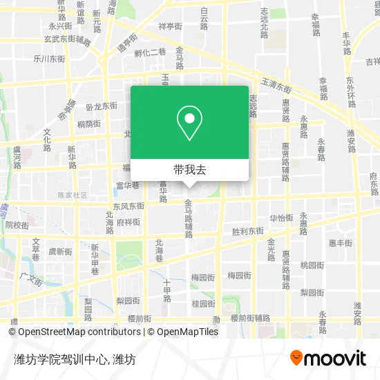 潍坊学院驾训中心地图
