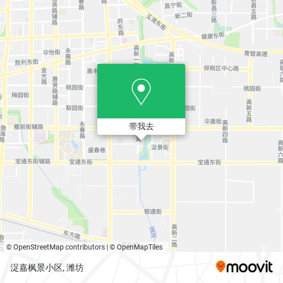 浞嘉枫景小区地图