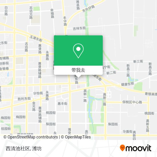 西清池社区地图