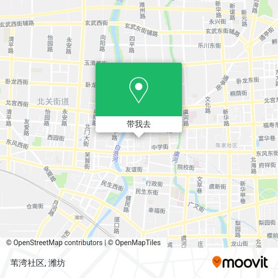 苇湾社区地图