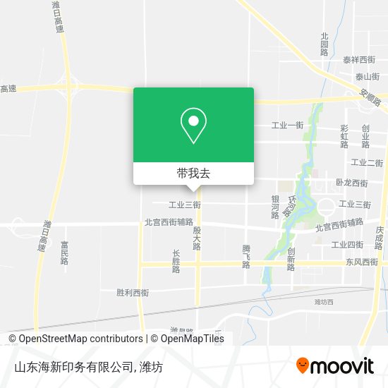 山东海新印务有限公司地图