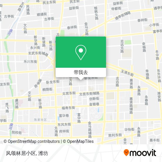 风颂林居小区地图