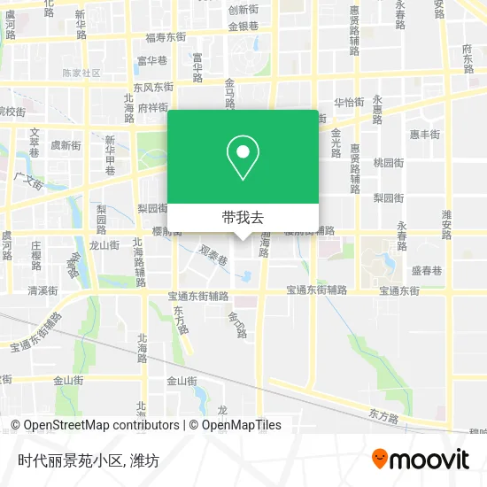 时代丽景苑小区地图
