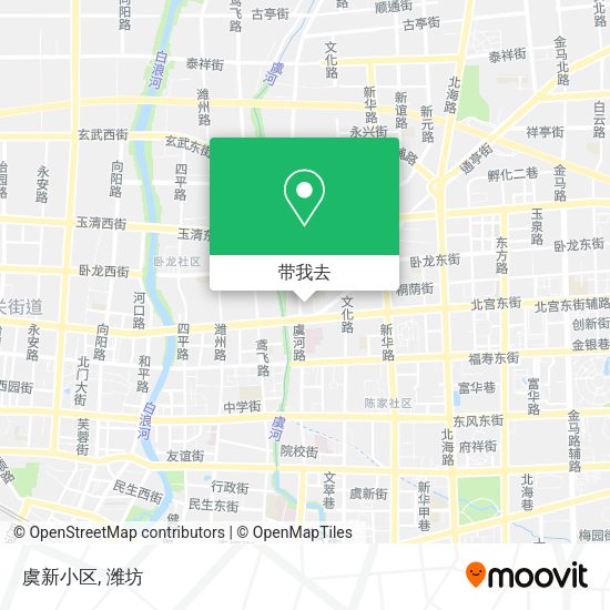 虞新小区地图