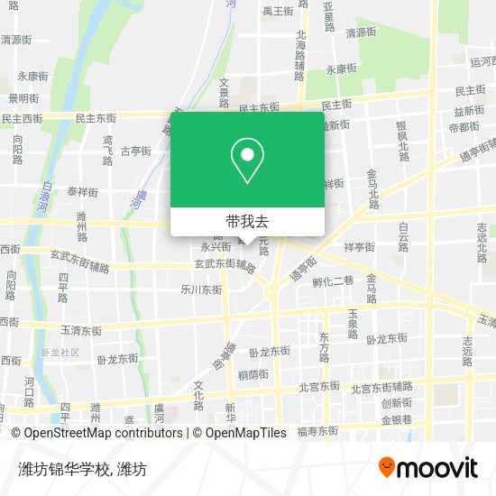 潍坊锦华学校地图