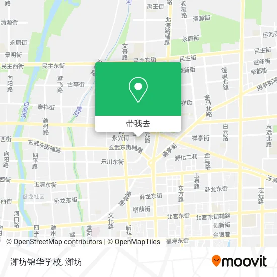 潍坊锦华学校地图