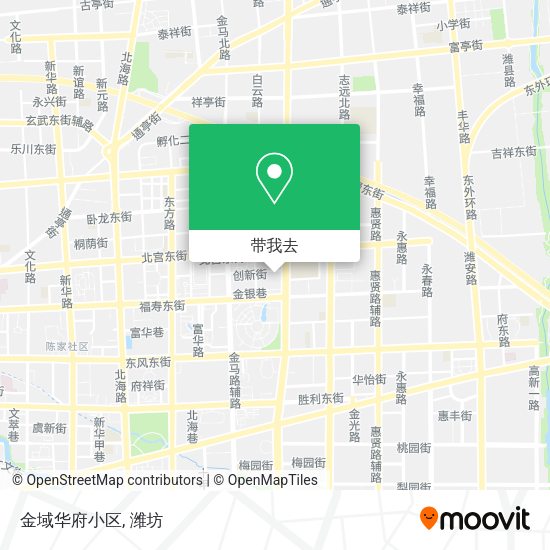 金域华府小区地图