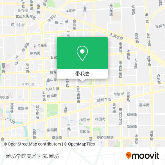 潍坊学院美术学院地图