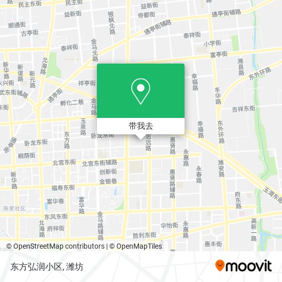 东方弘润小区地图