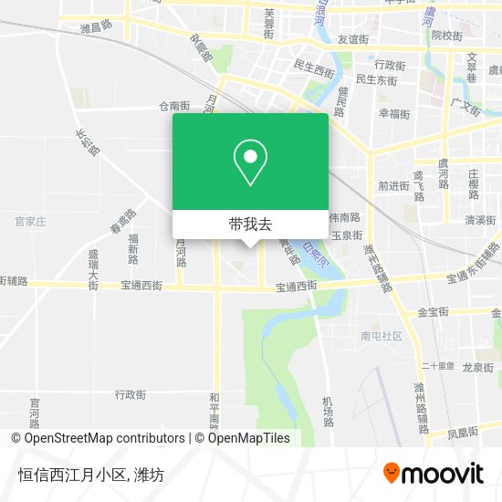 恒信西江月小区地图