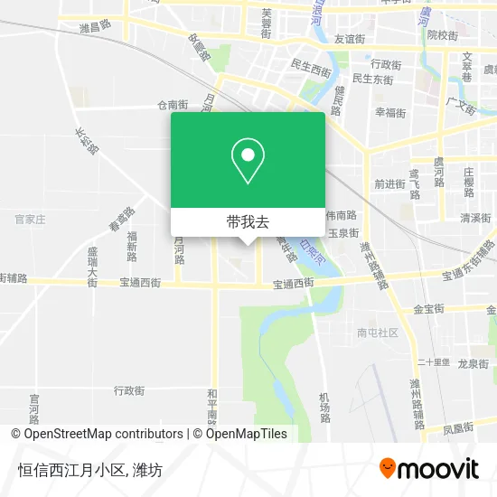 恒信西江月小区地图