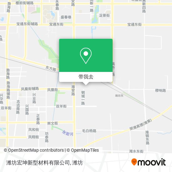 潍坊宏坤新型材料有限公司地图