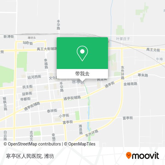 寒亭区人民医院地图