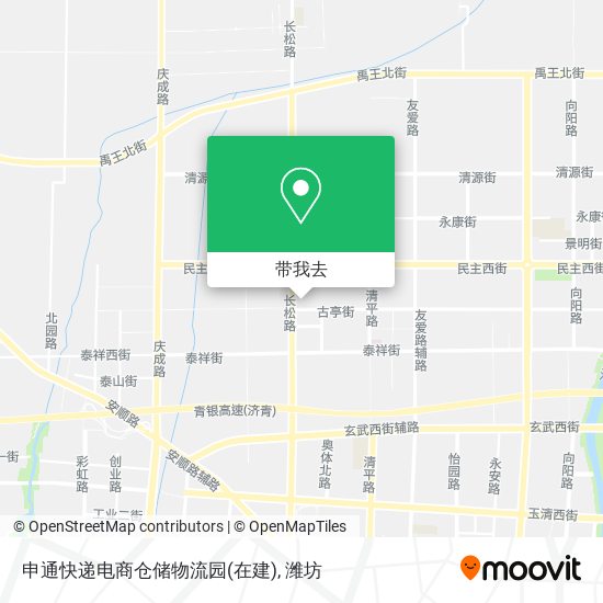申通快递电商仓储物流园(在建)地图