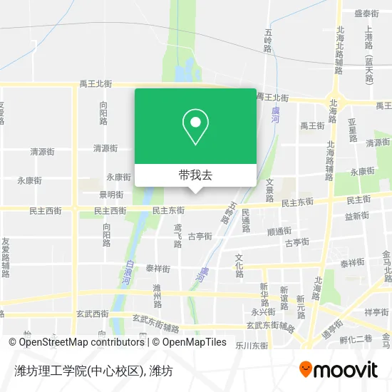 潍坊理工学院(中心校区)地图