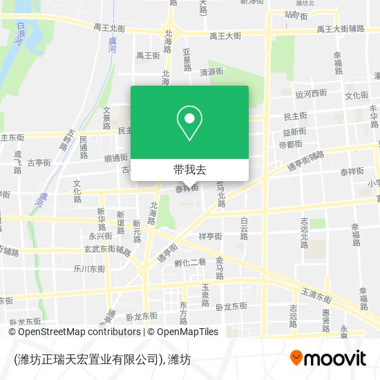 (潍坊正瑞天宏置业有限公司)地图