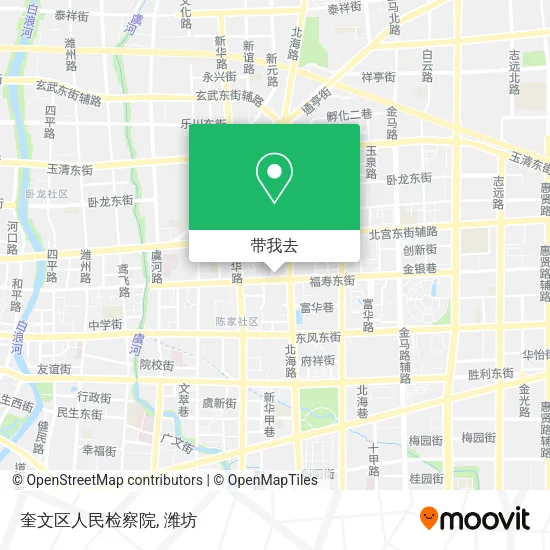 奎文区人民检察院地图