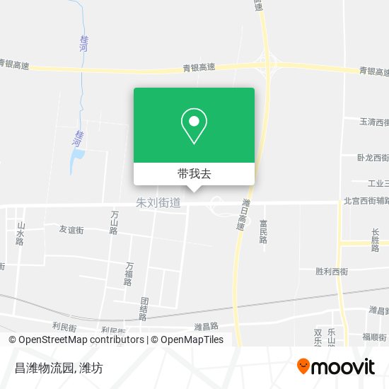 昌潍物流园地图
