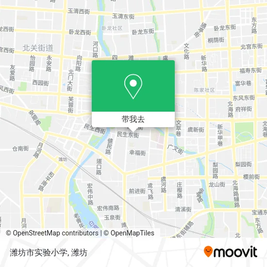 潍坊市实验小学地图