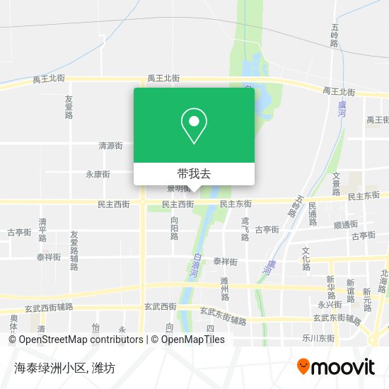海泰绿洲小区地图