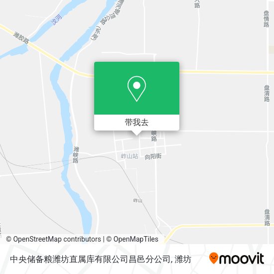 中央储备粮潍坊直属库有限公司昌邑分公司地图