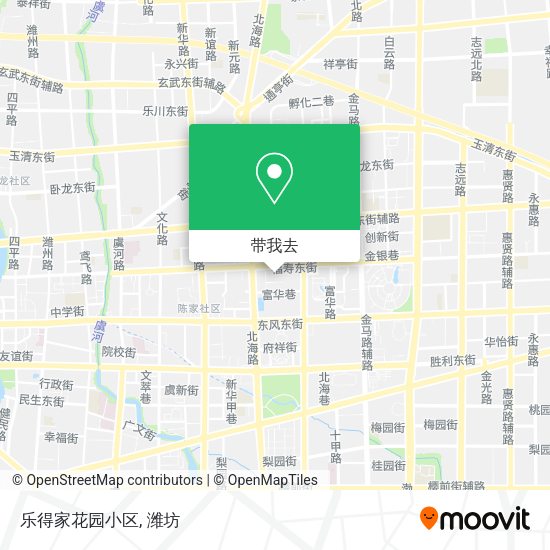 乐得家花园小区地图