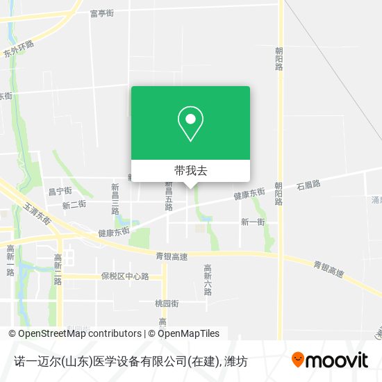 诺一迈尔(山东)医学设备有限公司(在建)地图