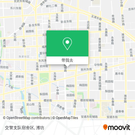 交警支队宿舍区地图