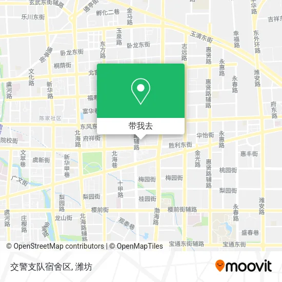 交警支队宿舍区地图