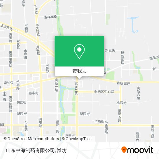 山东中海制药有限公司地图