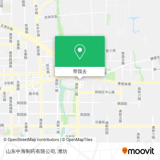 山东中海制药有限公司地图