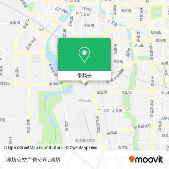 潍坊公交广告公司地图