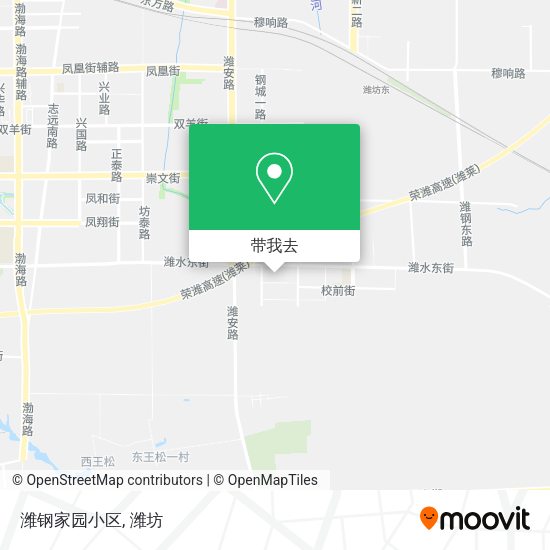 潍钢家园小区地图