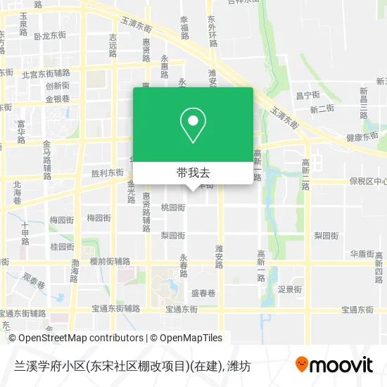 兰溪学府小区(东宋社区棚改项目)(在建)地图