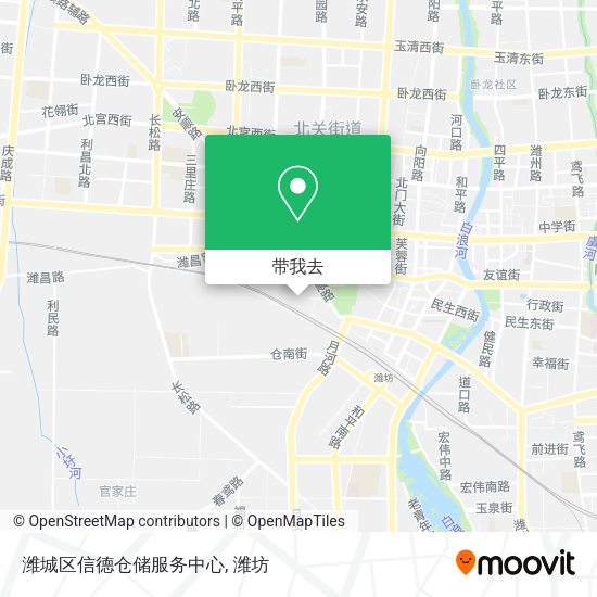 潍城区信德仓储服务中心地图