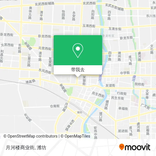 月河楼商业街地图