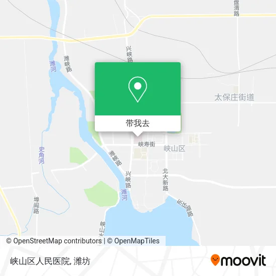 峡山区人民医院地图