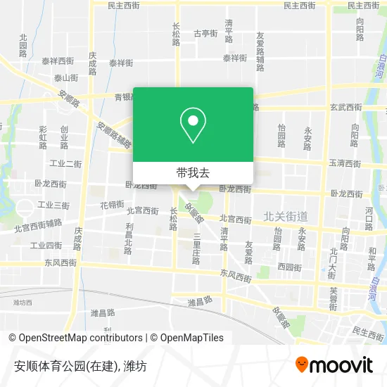 安顺体育公园(在建)地图