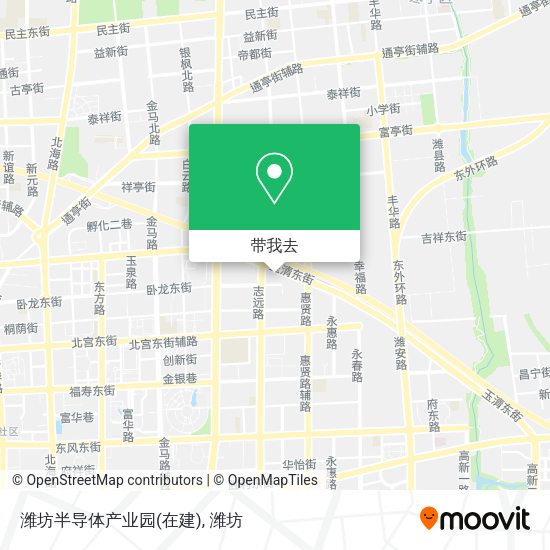 潍坊半导体产业园(在建)地图