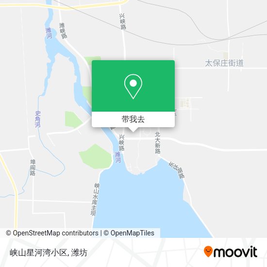 峡山星河湾小区地图